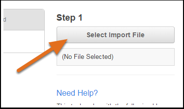 Select File to Import